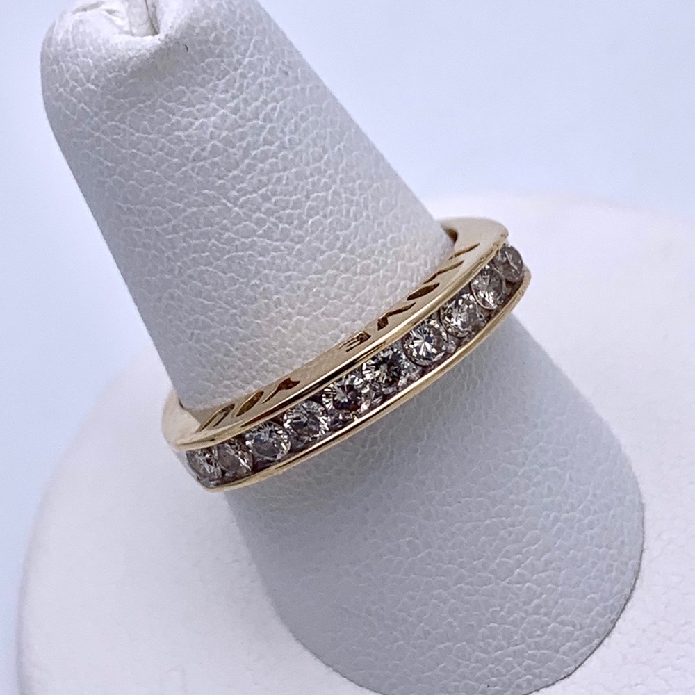 10kt YG and Diamond “I Love You” Band Ring Sz 7